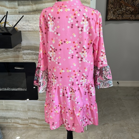 Women’s Boho Spring/ Summer‎ Dress. Size L - Picture 6 of 12